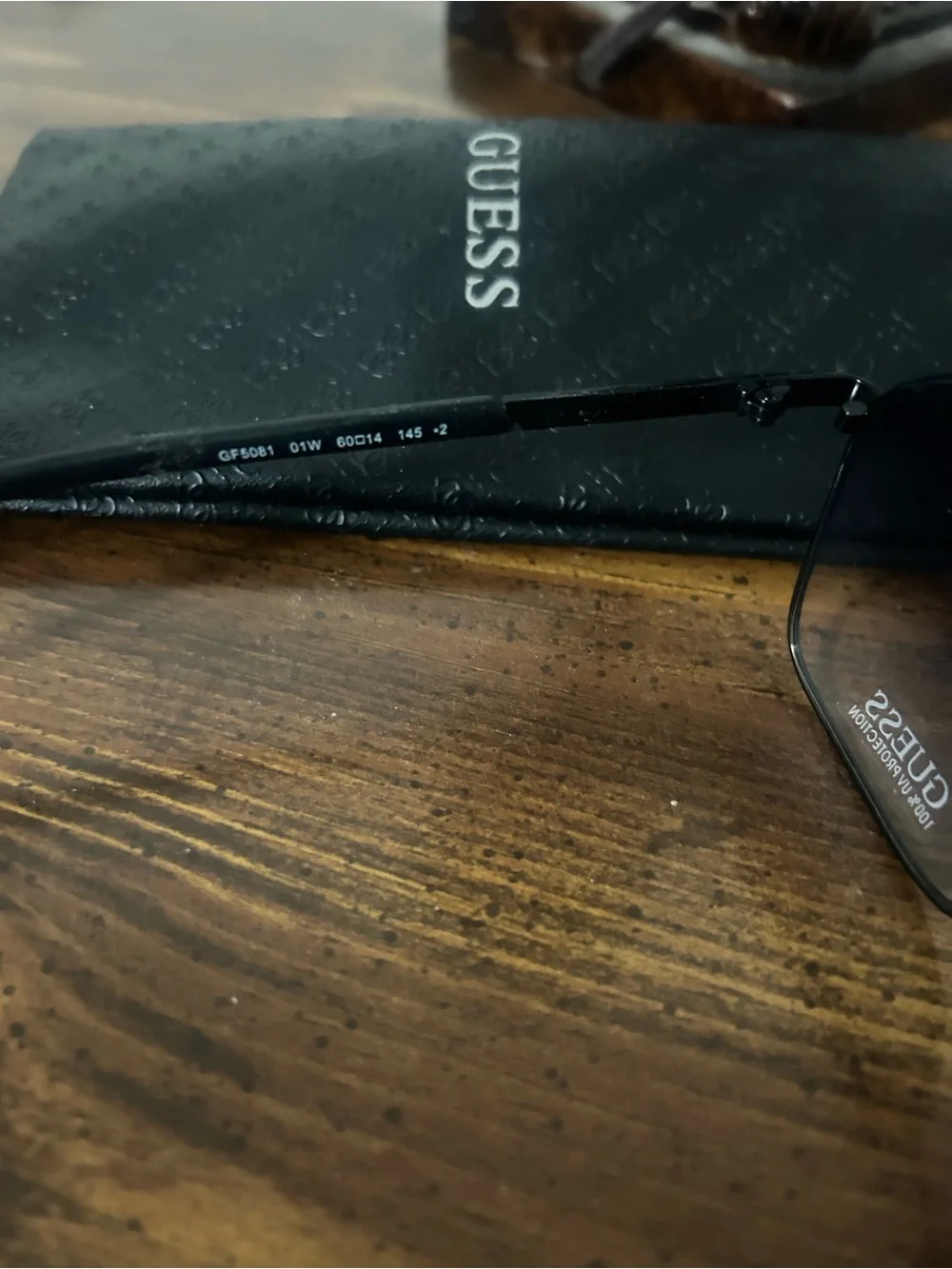 GUESS Aviator Style Sunglasses with Case
